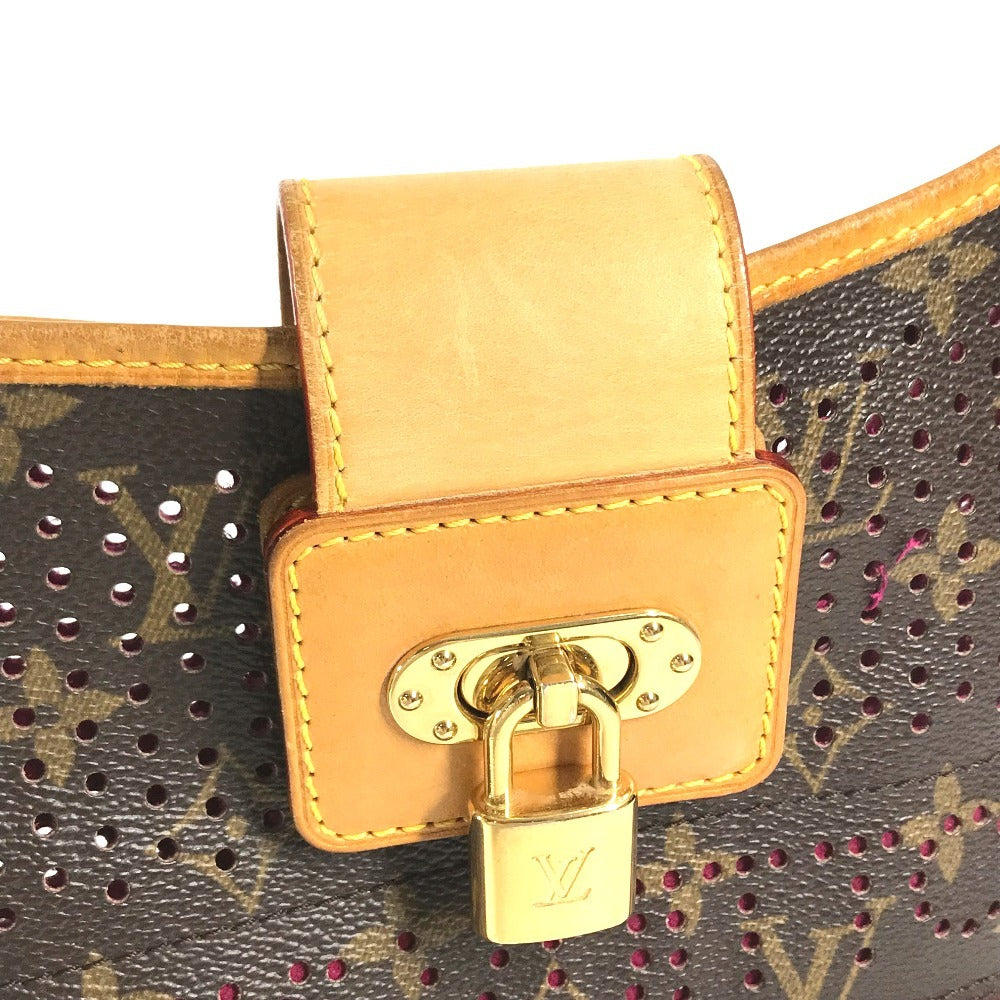 LOUIS VUITTON M95172 MonogramPerfo Musette Bag Crossbody Shoulder Bag MonogramCanvas pink/Brown Used