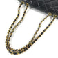 CHANEL vintage Matelasse Quilted CC CC Mark Logo Bag Double Chain Chain Bag Flap Shoulder Bag Patent Leather Black/GoldHardware Used
