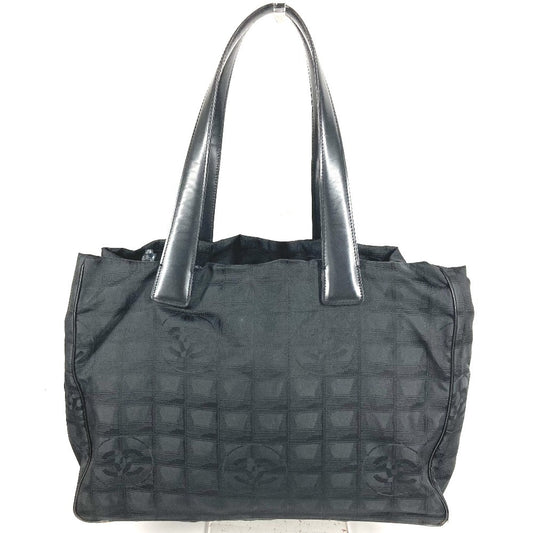 CHANEL A15991 CC CC Mark logo New Travel Line MM New Travel Line MM Shoulder bag, handbag, shoulder bag Tote Bag Leather / Nylon Black Used