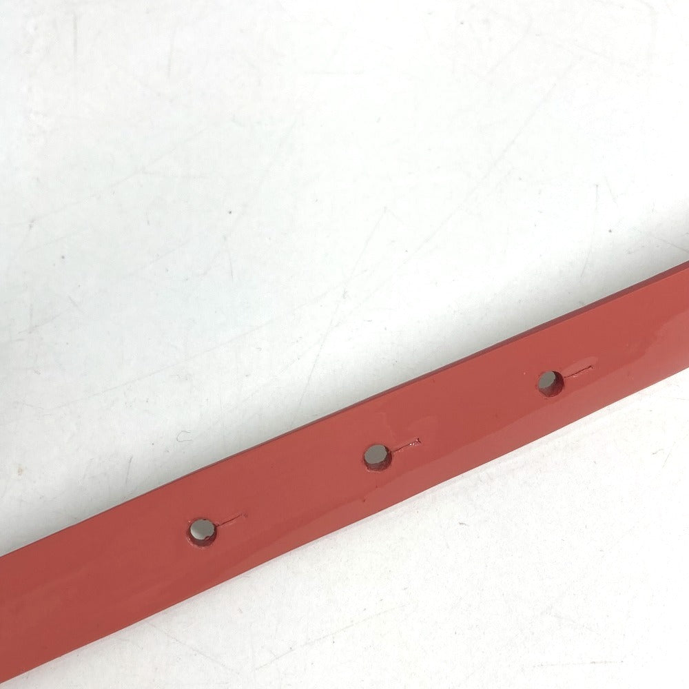 CHANEL B11P CC CC Mark logo Thin belt, belt for bottoms, buckle belt Patent Leather pink Used