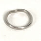 TIFFANY&Co. Diamond Curved Band Ring Platinum 9PD Accessory Jewelry Ring Pt950 Silver Used