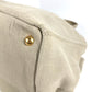 PRADA Canapa logo Bag Shoulder Bag Tote Bag Hand Bag Canvas Beige Used