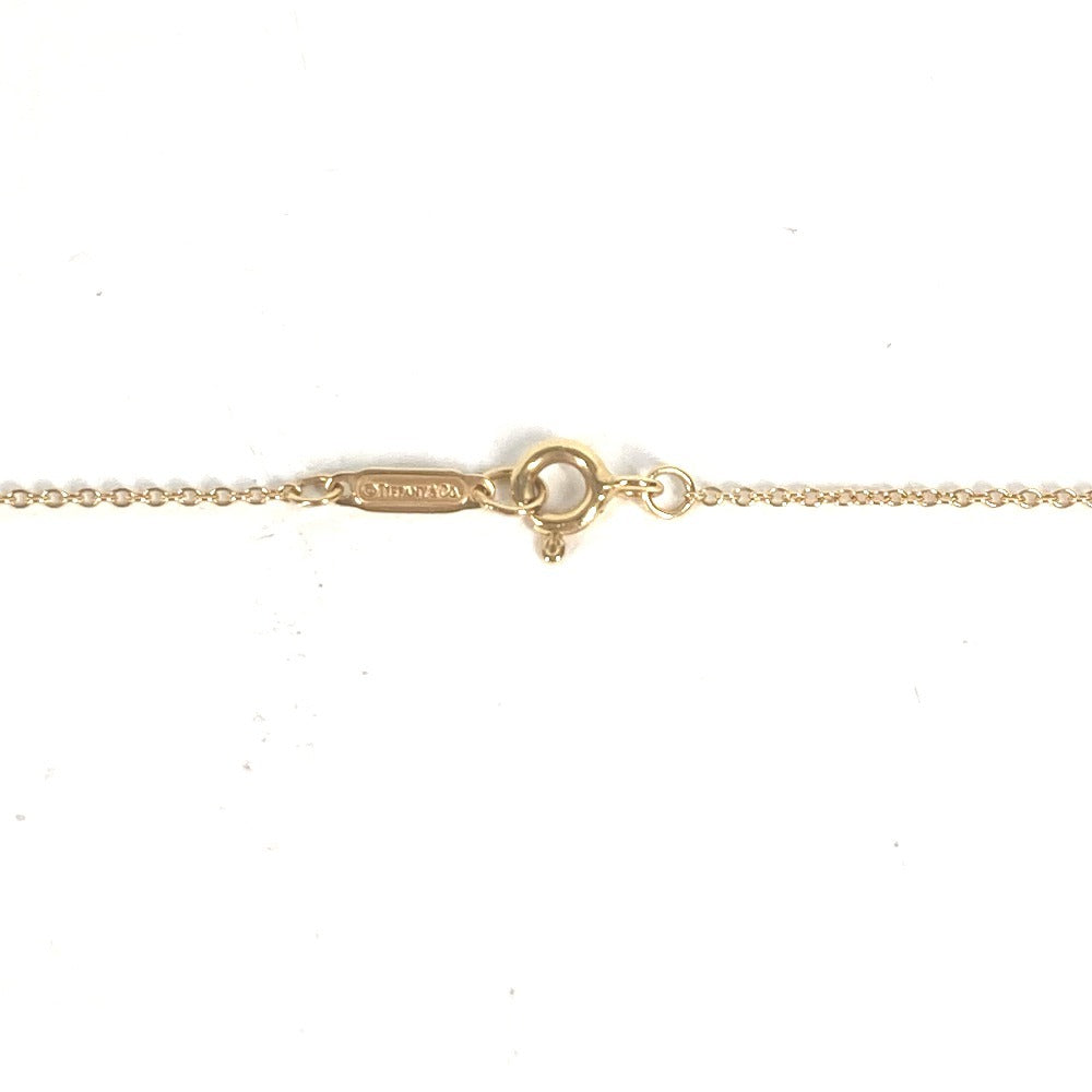 TIFFANY&Co. K18 Gold 18K Return to Heart Necklace with Diamond Accessories Jewelry Chain Necklace Necklace YG750 Gold/Gold Used
