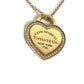 TIFFANY&Co. K18 Gold 18K Return to Heart Necklace with Diamond Accessories Jewelry Chain Necklace Necklace YG750 Gold/Gold Used