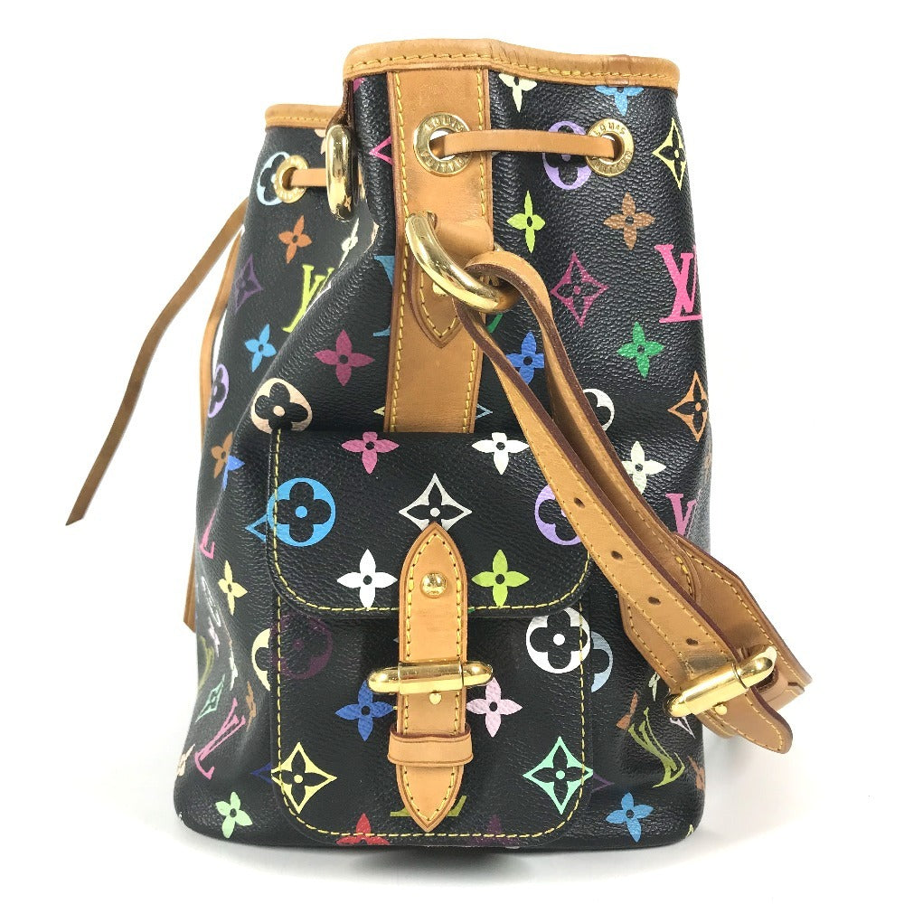 LOUIS VUITTON M42230 MonogramMulticolore Petit Noe Shoulder bag, drawstring bag Shoulder Bag MonogramMulticoloreCanvas Black Used