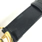 GUCCI 414516 GG logo buckle Belts for bottoms Accessories belt Leather Black/Gold Used
