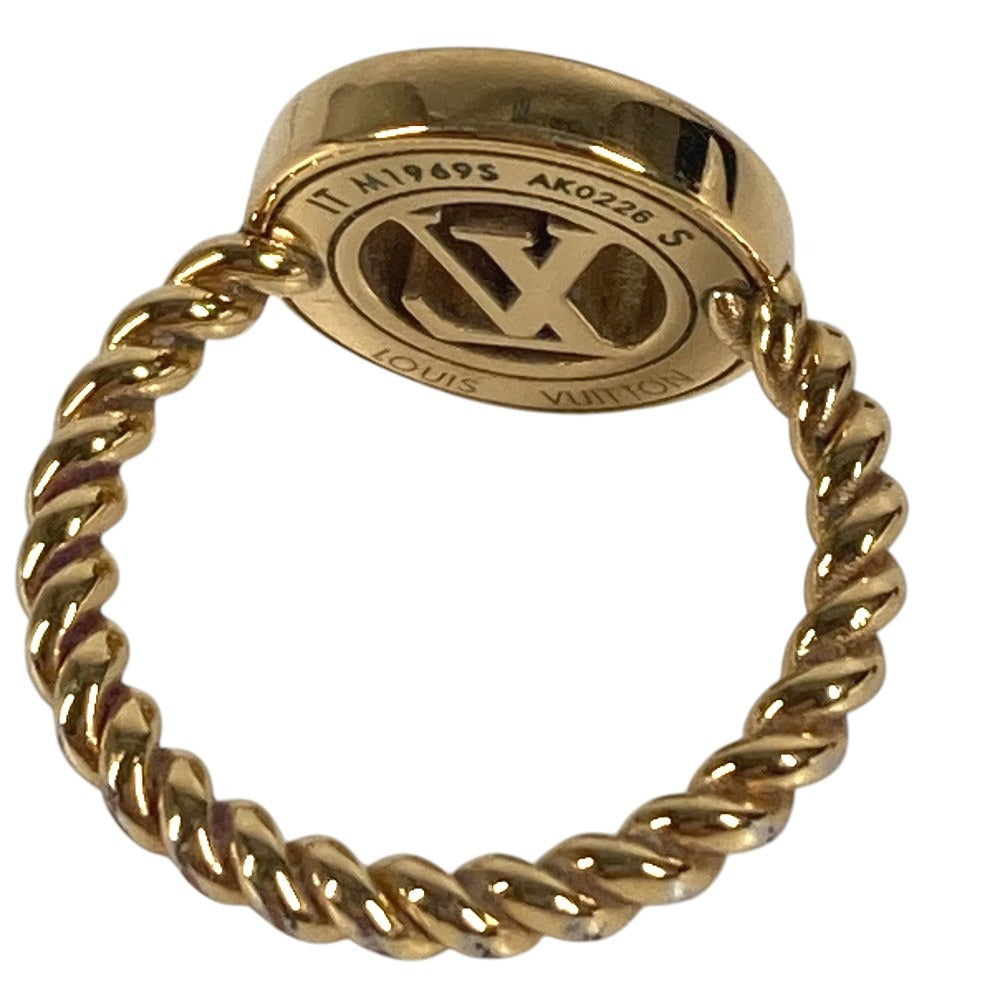 LOUIS VUITTON M1969S LV Nautical Ring Accessory Jewelry Ring Metal Gold Used