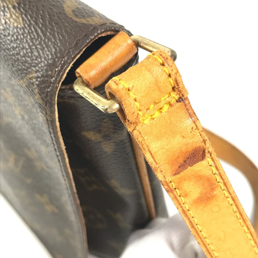 LOUIS VUITTON M51258 Monogram Mus Salsa Short Mus Salsa Shoulder bag with flap closure, Pochette Shoulder Bag MonogramCanvas Brown Used