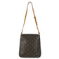 LOUIS VUITTON M51258 Monogram Mus Salsa Short Mus Salsa Shoulder bag with flap closure, Pochette Shoulder Bag MonogramCanvas Brown Used
