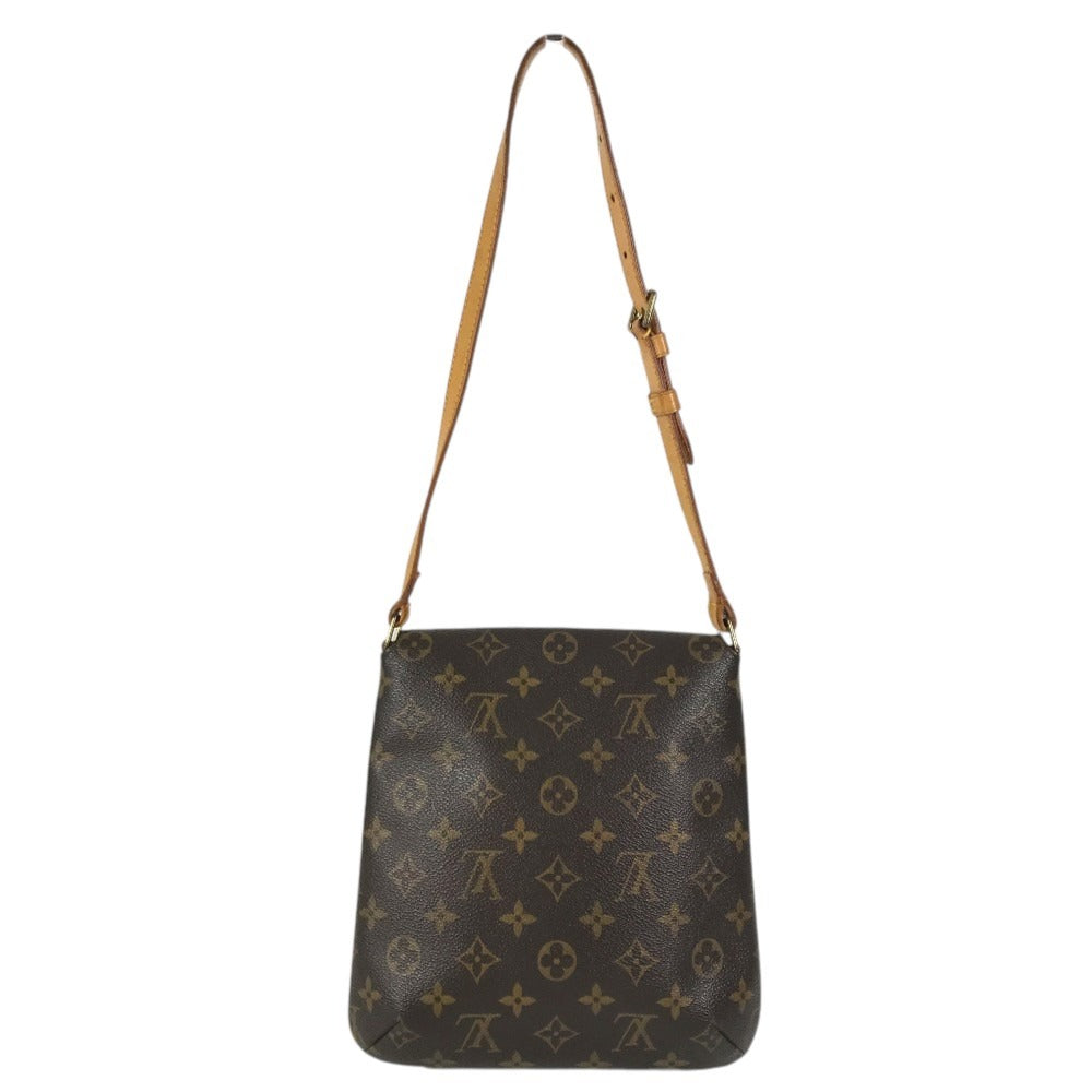 LOUIS VUITTON M51258 Monogram Mus Salsa Short Mus Salsa Shoulder bag with flap closure, Pochette Shoulder Bag MonogramCanvas Brown Used