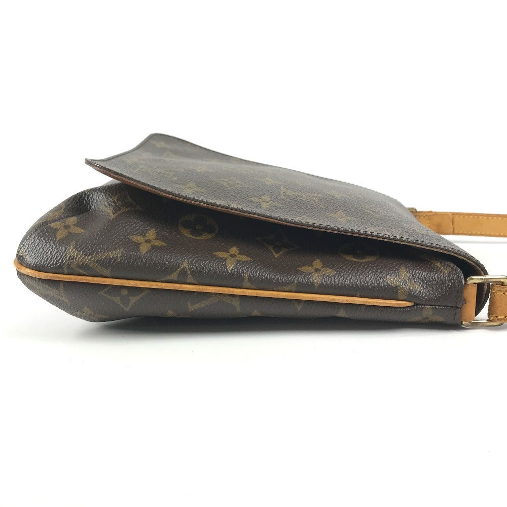 LOUIS VUITTON M51258 Monogram Mus Salsa Short Mus Salsa Shoulder bag with flap closure, Pochette Shoulder Bag MonogramCanvas Brown Used