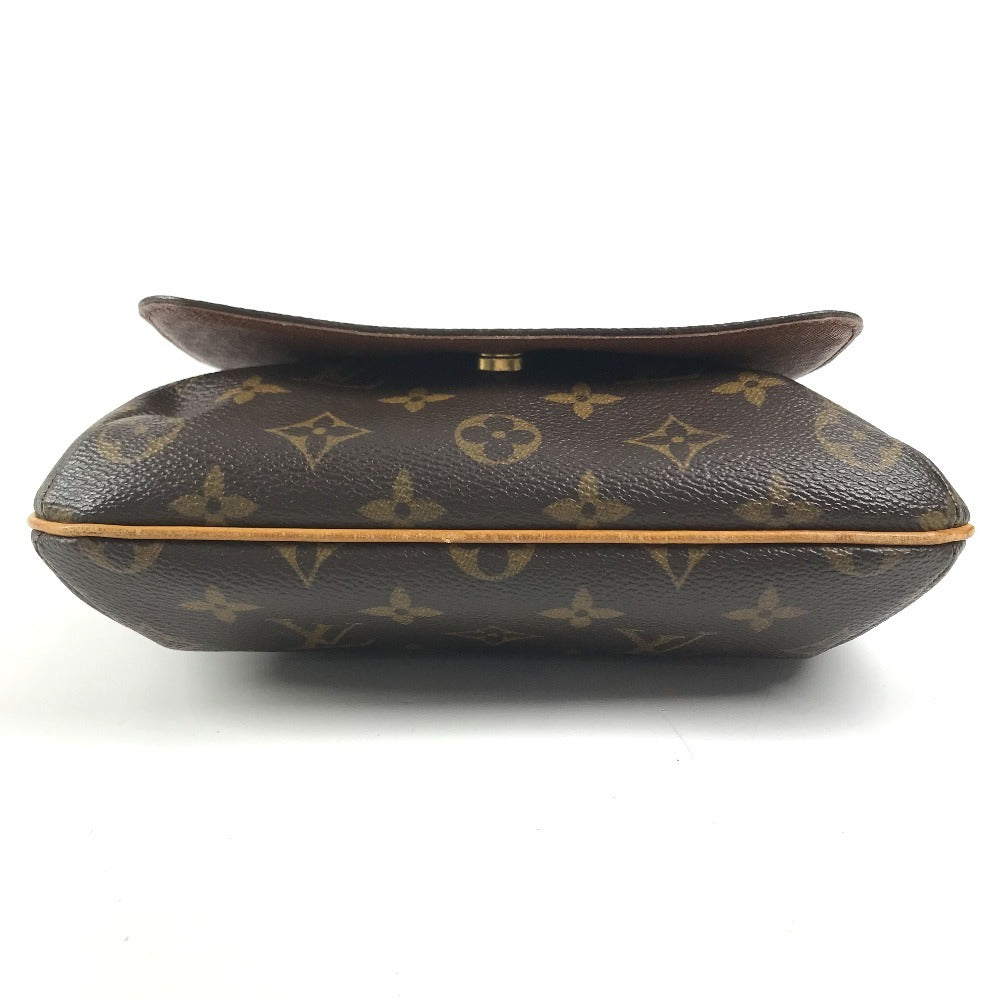LOUIS VUITTON M51258 Monogram Mus Salsa Short Mus Salsa Shoulder bag with flap closure, Pochette Shoulder Bag MonogramCanvas Brown Used