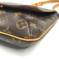 LOUIS VUITTON M51258 Monogram Mus Salsa Short Mus Salsa Shoulder bag with flap closure, Pochette Shoulder Bag MonogramCanvas Brown Used