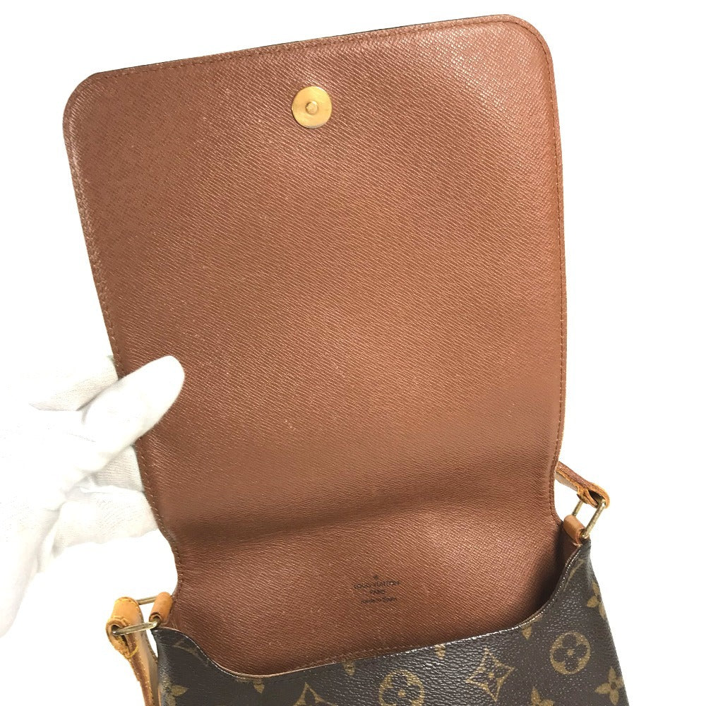 LOUIS VUITTON M51258 Monogram Mus Salsa Short Mus Salsa Shoulder bag with flap closure, Pochette Shoulder Bag MonogramCanvas Brown Used