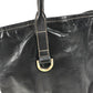 GUCCI 169946 New Brit GG Logo Bag Shoulder Bag Tote Bag Shoulder Bag Leather Black Used
