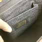 VERSACE vintage Sunburst Logo Vanity Bag Crossbody bag, handbag, fringe, tassel Shoulder Bag Leather Black/Gold Used