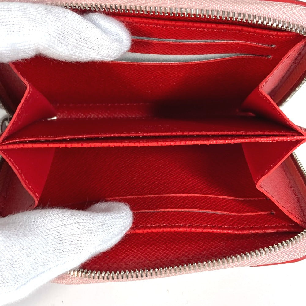 LOUIS VUITTON M62971 Epi Zippy Coin Purse Blooming Corner Compact Wallet Wallet Coin Purse Round Zipper Coin Case Epi Leather Ladies Rose Ballerine/Coquelicot Pink