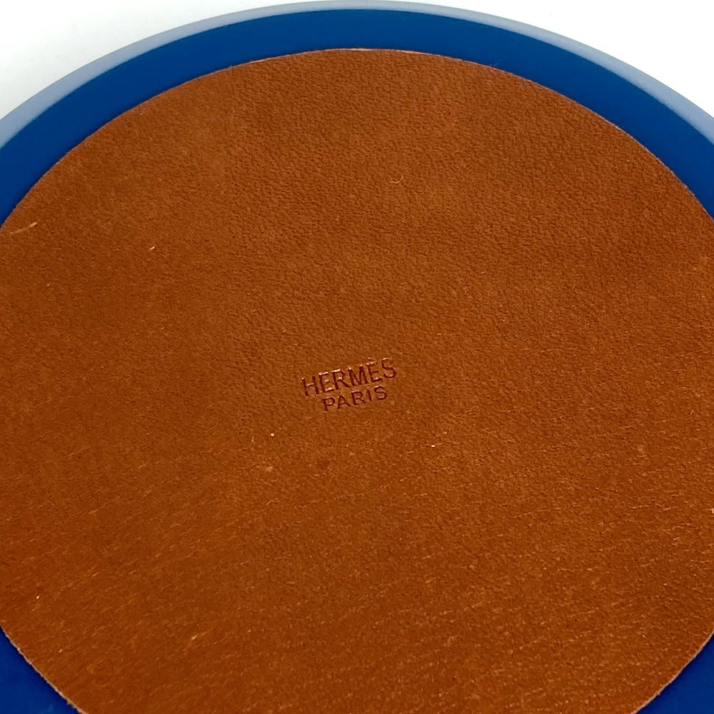 HERMES Boudoir PM Boudoir PM Miscellaneous Lacquer Interior Object Figurine Box Accessory Case Wood Unisex Navy