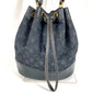 LOUIS VUITTON M92687 Monogram Mini Noelie Bag Bolso de hombro Bolso de hombro con cordón Monogram Mini Canvas Mujer Azul marino