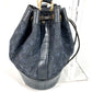 LOUIS VUITTON M92687 Monogram Mini Noelie Bag Bolso de hombro Bolso de hombro con cordón Monogram Mini Canvas Mujer Azul marino