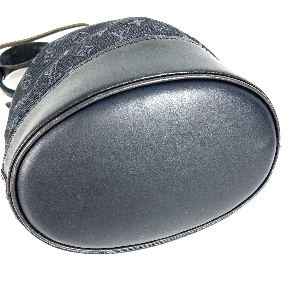 LOUIS VUITTON M92687 Monogram Mini Noelie Bag Bolso de hombro Bolso de hombro con cordón Monogram Mini Canvas Mujer Azul marino