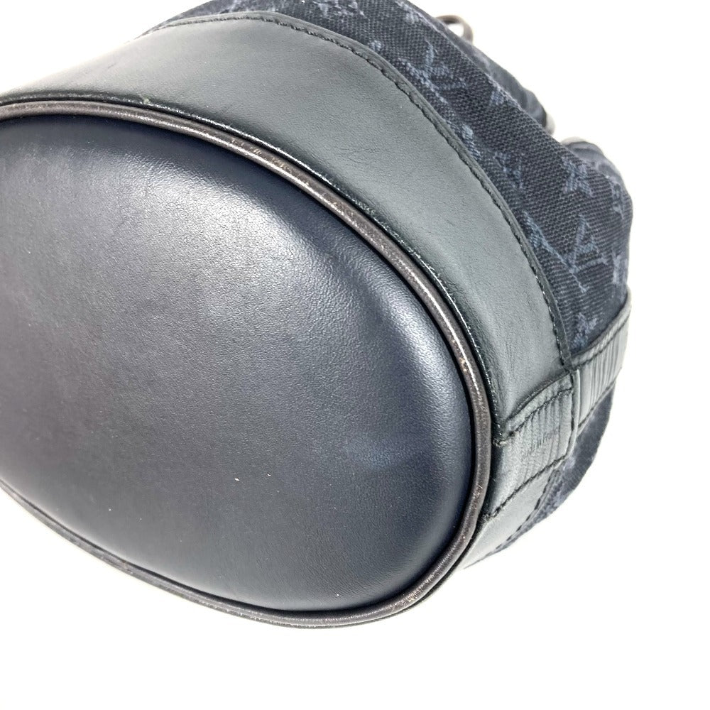 LOUIS VUITTON M92687 Monogram Mini Noelie Bag Bolso de hombro Bolso de hombro con cordón Monogram Mini Canvas Mujer Azul marino