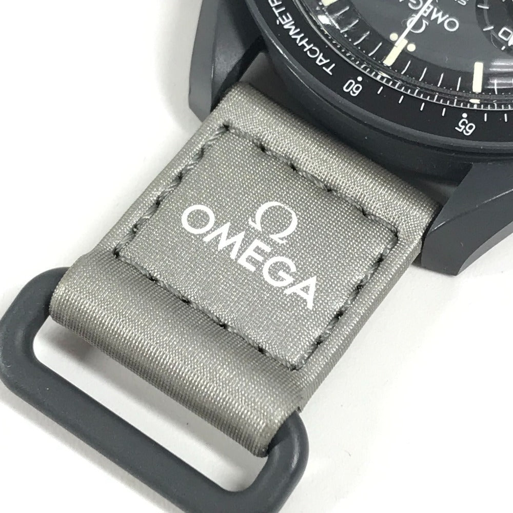 Swatch SO33A100 OMEGA オメガ コラボ ミッショントゥマーキュリー ムーンスウォッチ メンズウォッチ 彗星 ウォッチ 腕時計 セラミック メンズ ブラック