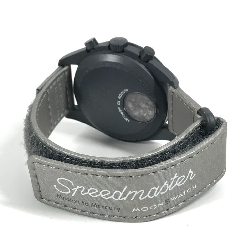 Swatch SO33A100 OMEGA オメガ コラボ ミッショントゥマーキュリー ムーンスウォッチ メンズウォッチ 彗星 ウォッチ 腕時計 セラミック メンズ ブラック