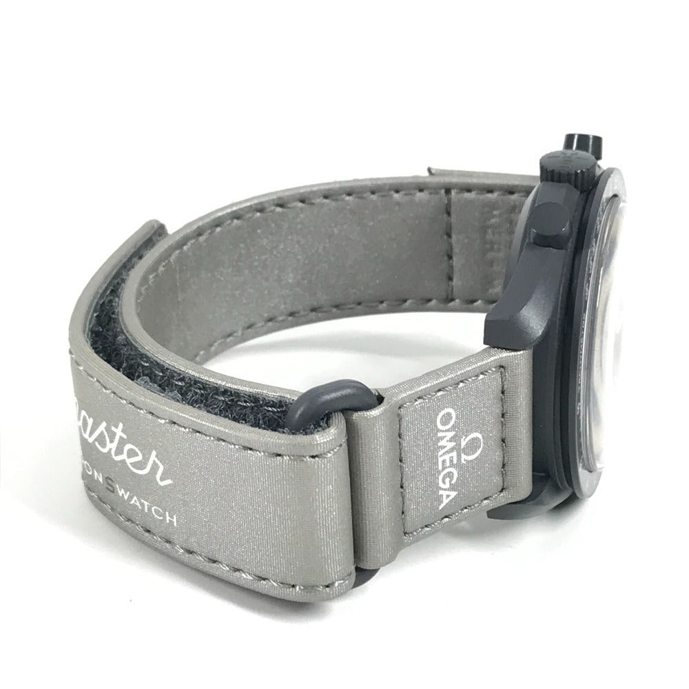 Swatch SO33A100 OMEGA オメガ コラボ ミッショントゥマーキュリー ムーンスウォッチ メンズウォッチ 彗星 ウォッチ 腕時計 セラミック メンズ ブラック