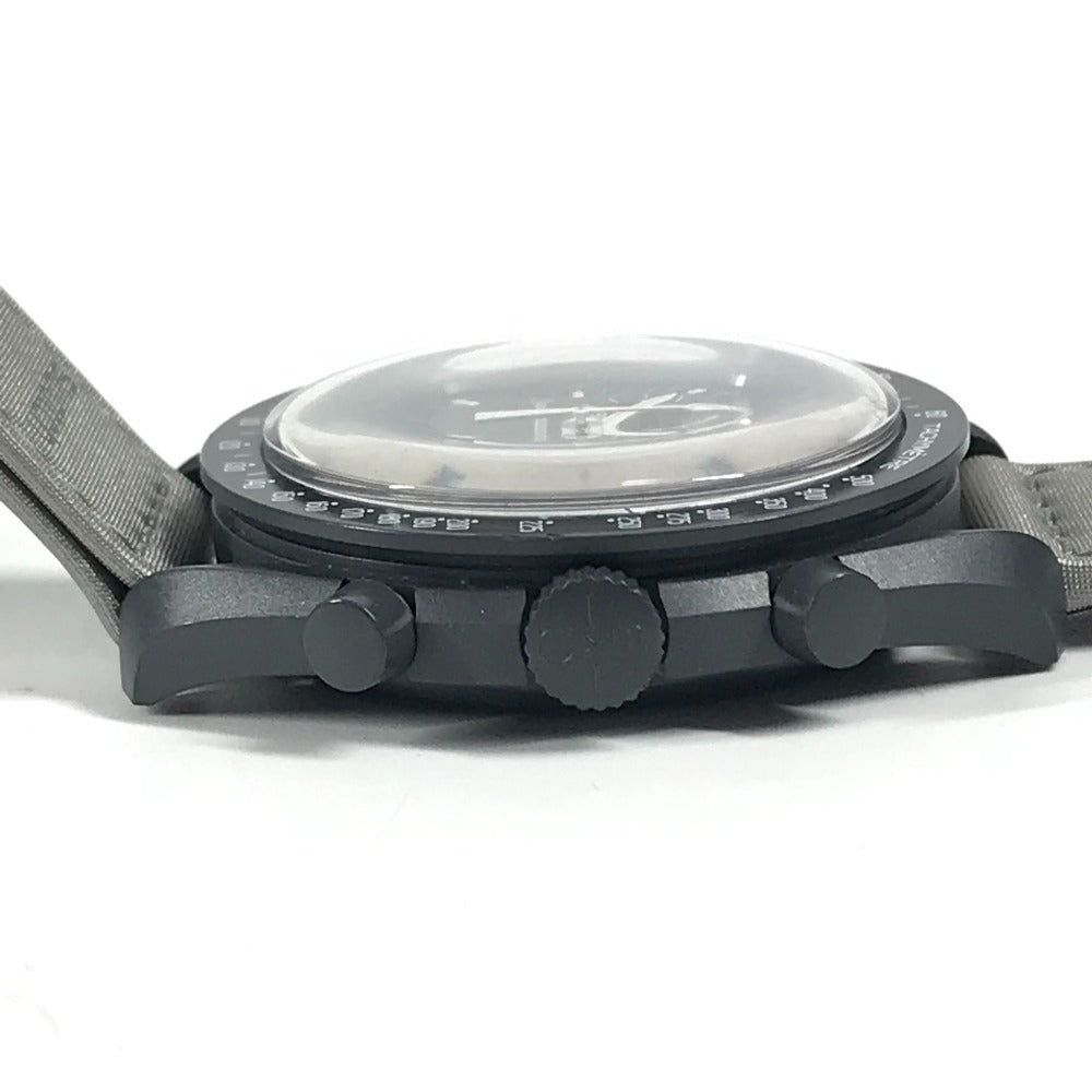 Swatch SO33A100 OMEGA オメガ コラボ ミッショントゥマーキュリー ムーンスウォッチ メンズウォッチ 彗星 ウォッチ 腕時計 セラミック メンズ ブラック