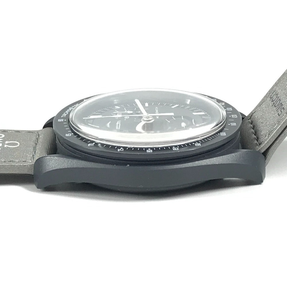 Swatch SO33A100 OMEGA オメガ コラボ ミッショントゥマーキュリー ムーンスウォッチ メンズウォッチ 彗星 ウォッチ 腕時計 セラミック メンズ ブラック