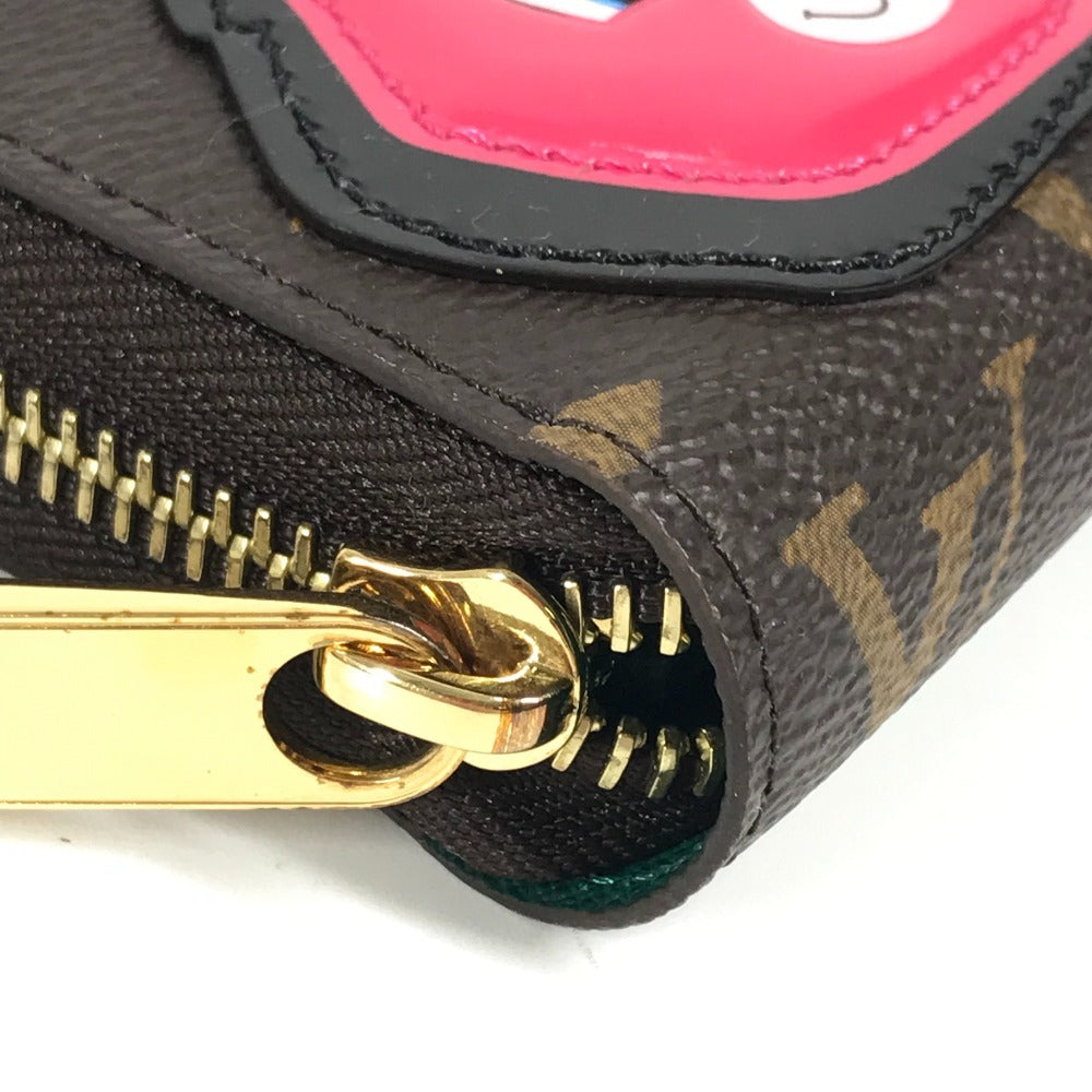 LOUIS VUITTON M83689 モノグラム ニコラジェスキエール うさぎ ラビット ジッピー・ウォレット ラウンドファスナー 長財布 モノグラムキャンバス レディース ブラウン