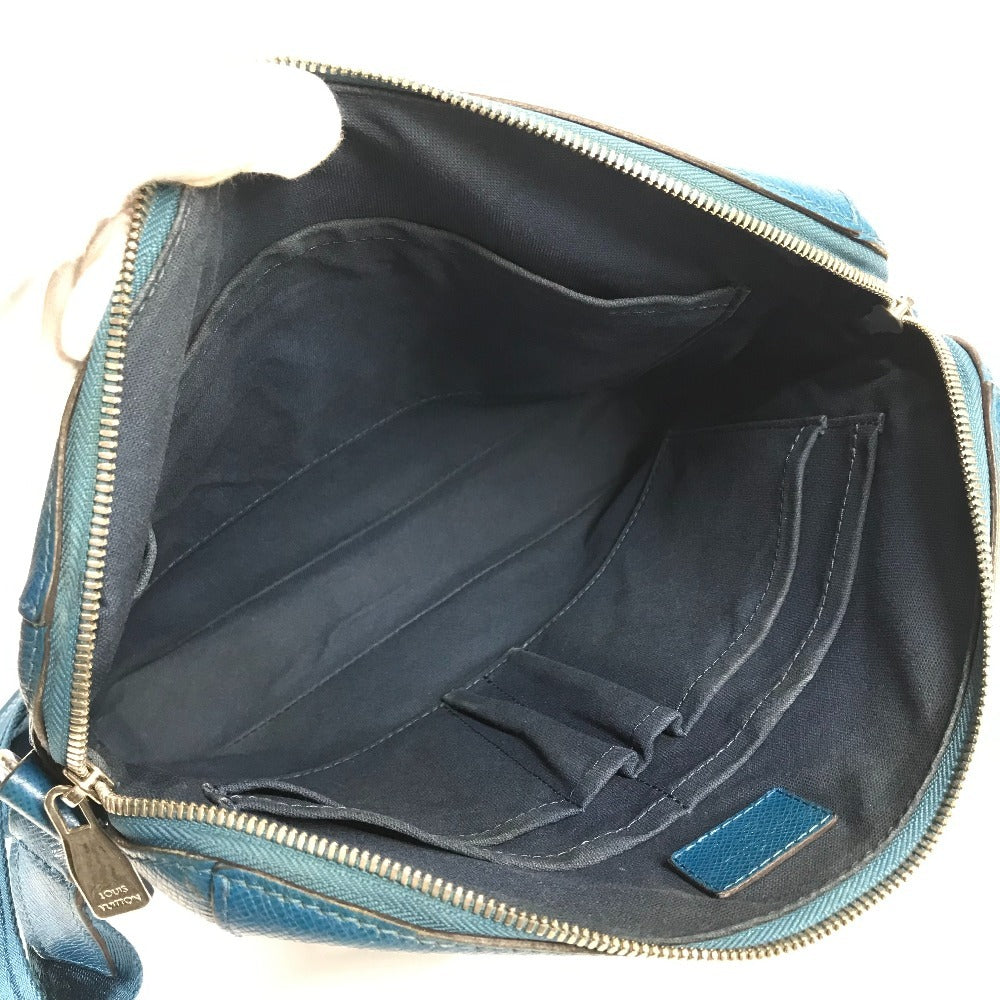 LOUIS VUITTON M30235 タイガ グリゴリ・メッセンジャー PM 斜め掛け カバン メッセンジャーバッグ ショルダーバッグ タイガレザー ユニセックス ブルー