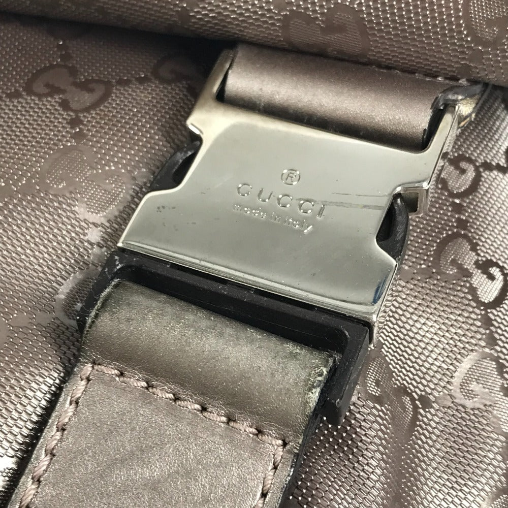 GUCCI 201732 GG Imprime Logo Flap Messenger Bag, Crossbody Shoulder Bag, GG Imprime, Unisex, Metallic