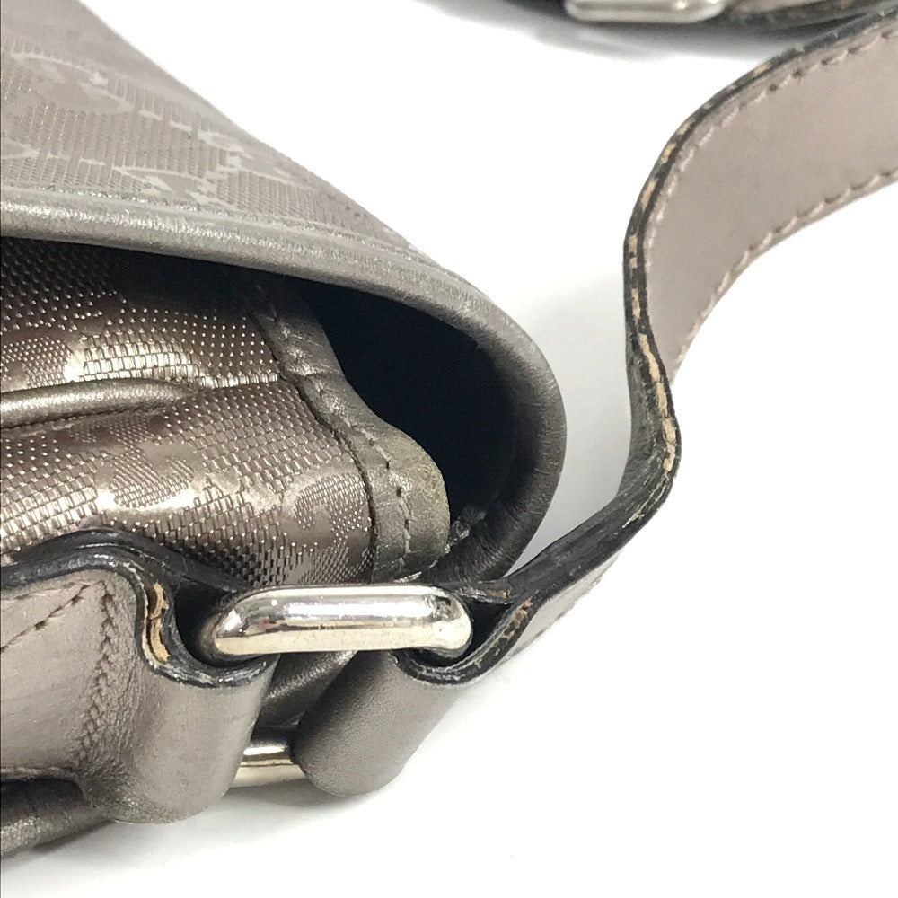 GUCCI 201732 GG Imprime Logo Flap Messenger Bag, Crossbody Shoulder Bag, GG Imprime, Unisex, Metallic