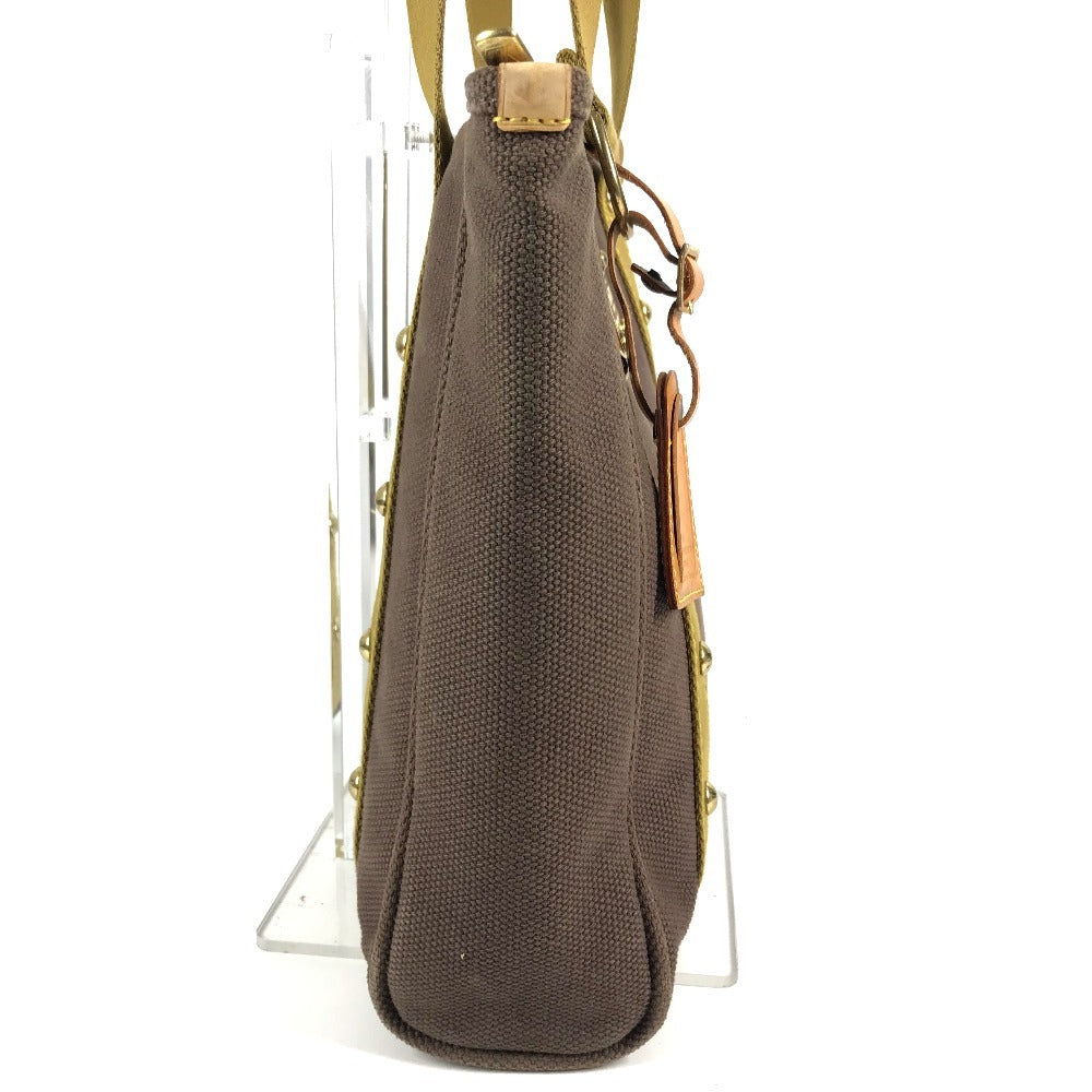 LOUIS VUITTON M40086 Antigua Cabas MM Cabas MM Tote Bag, Shoulder Bag, Leather/Canvas, Unisex, Blanc/Brown