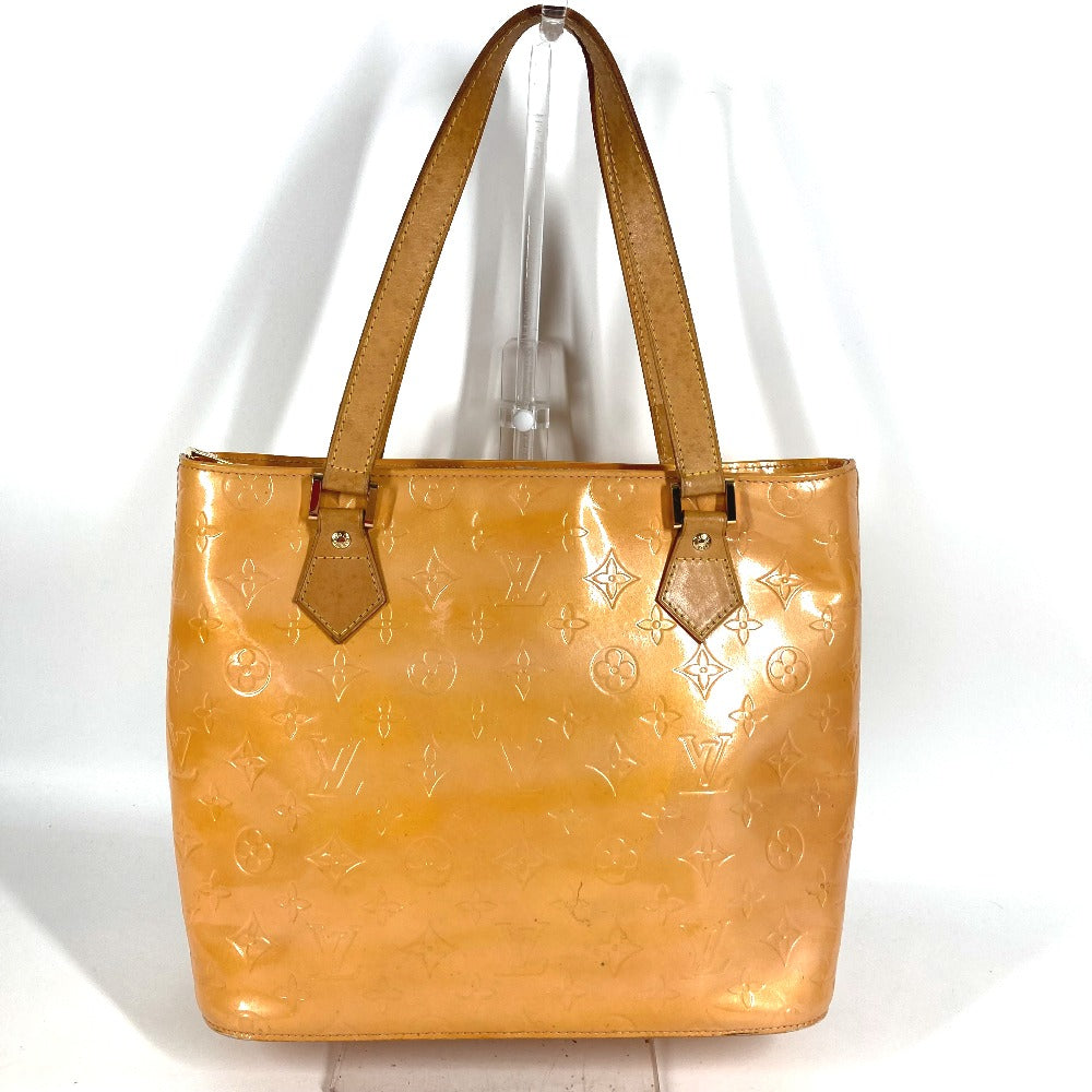 LOUIS VUITTON M91054 Monogram Vernis Houston Shoulder Tote Bag Monogram Vernis Unisex Rose Pink