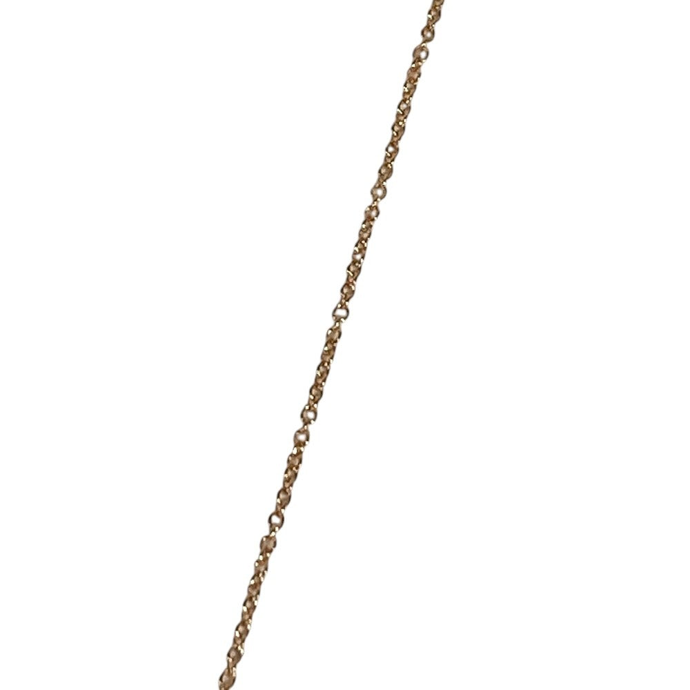 TIFFANY&Co. K18 18K Gold Oval Key Necklace Key Accessory Jewelry Chain Necklace Au750 Women's Pink Gold