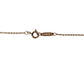 TIFFANY&Co. K18 18K Gold Oval Key Necklace Key Accessory Jewelry Chain Necklace Au750 Women's Pink Gold