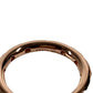 TIFFANY&Co. K18 18K Gold 11P Diamond Bisset Band Accessory Jewelry Ring Au750 Women's Pink Gold