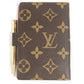 LOUIS VUITTON R20007 モノグラム アジェンダミニ アジェンダ ミニ メモ帳 ステーショナリー ミニ 鉛筆付き 手帳カバー モノグラムキャンバス ユニセックス ブラウン