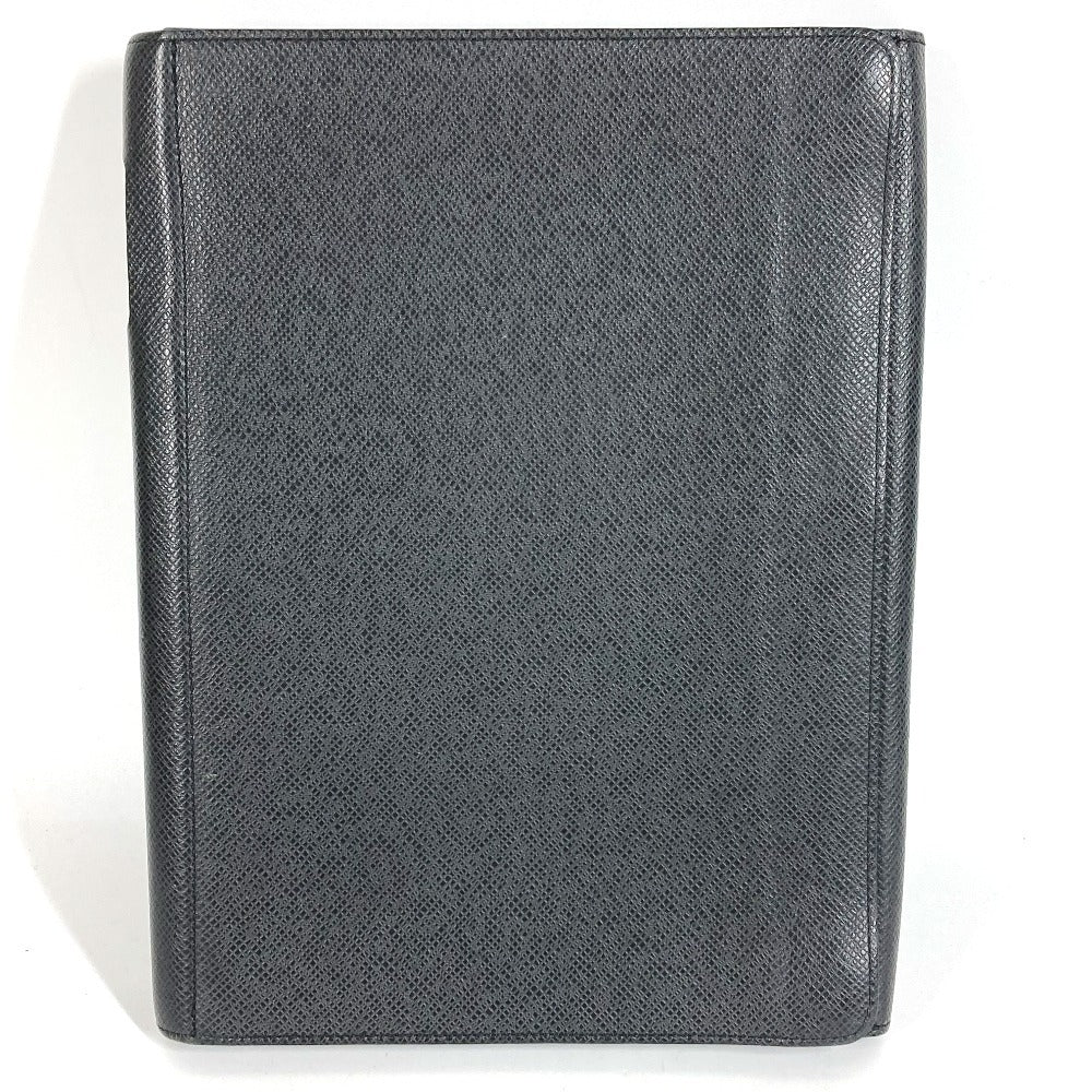 LOUIS VUITTON M93804 Taiga Etui iPad Case iPad Tablet Case Cover iPad Case Taiga Leather Unisex Ardoise Black