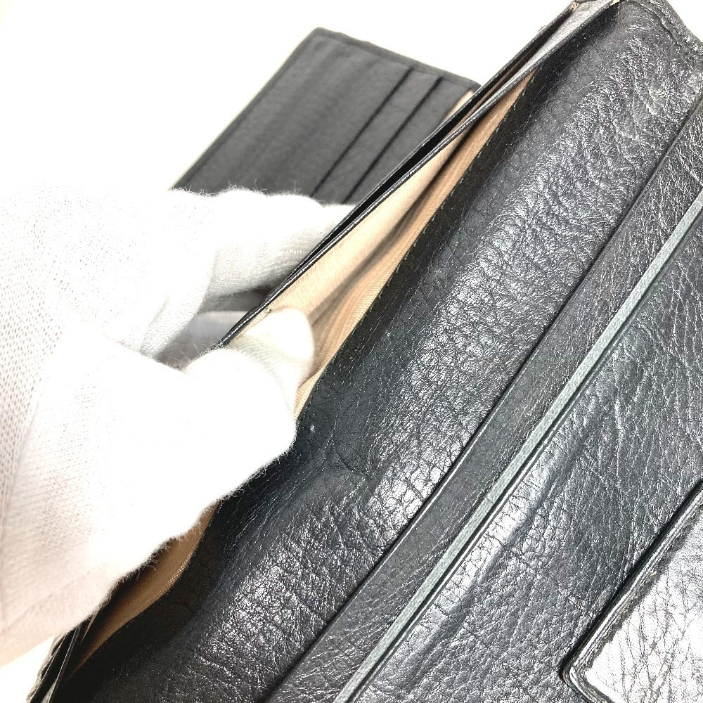 BVLGARI Flap S.bulgari Logo Long Wallet Flap Long Wallet PVC/Leather Unisex Beige