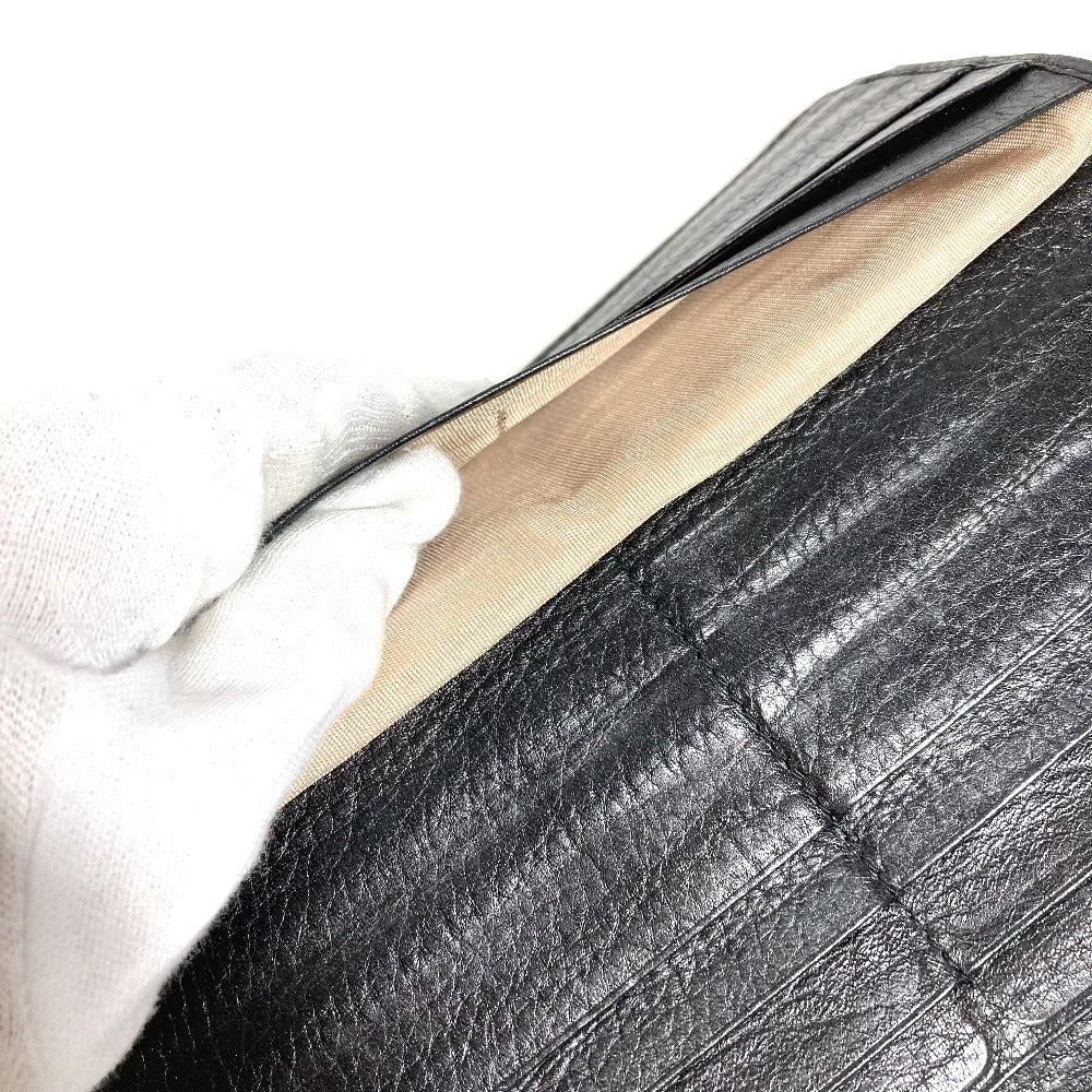 BVLGARI Flap S.bulgari Logo Long Wallet Flap Long Wallet PVC/Leather Unisex Beige