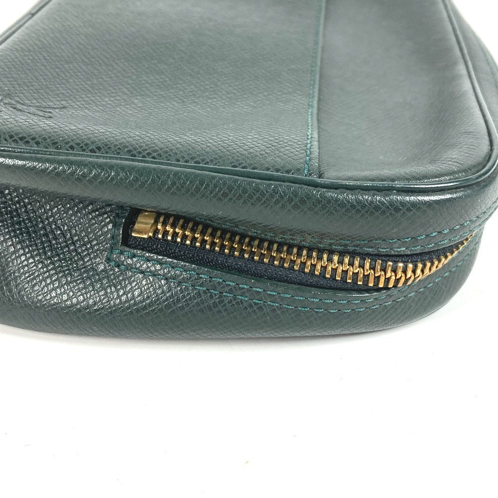 LOUIS VUITTON M30304 タイガ アクセサリーポーチ メイクポーチ 化粧ポーチ クラッチバッグ ポーチ タイガレザー ユニセックス エピセア グリーン