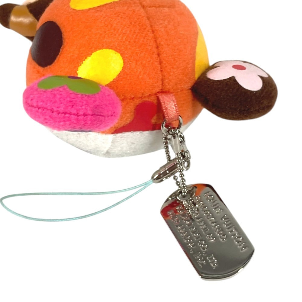 LOUIS VUITTON Petit Panda Plush Toy by Takashi Murakami, Bag Charm, Cell Phone Strap, Polyester, Unisex, Multicolor
