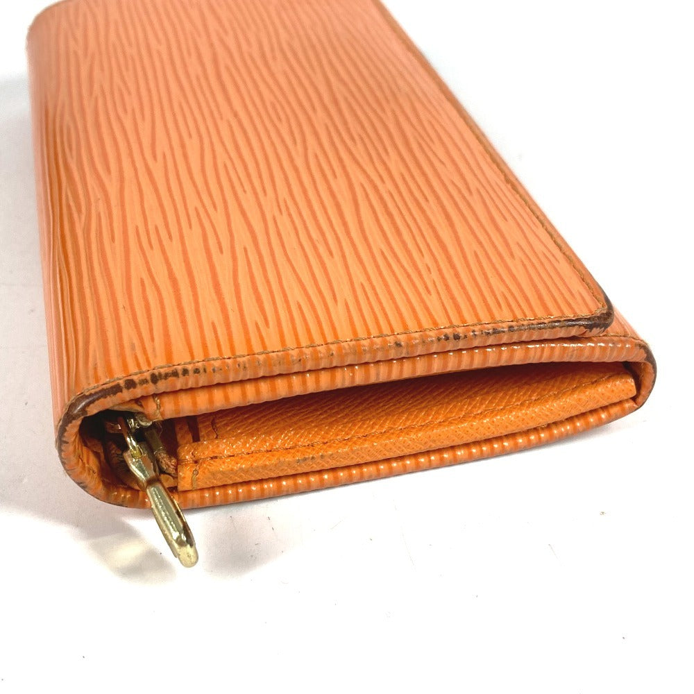 LOUIS VUITTON M6350H エピ ポルトフォイユ トレゾール コンパクト コンパクトウォレット 2つ折り財布 エピレザー ユニセックス マンダリン オレンジ