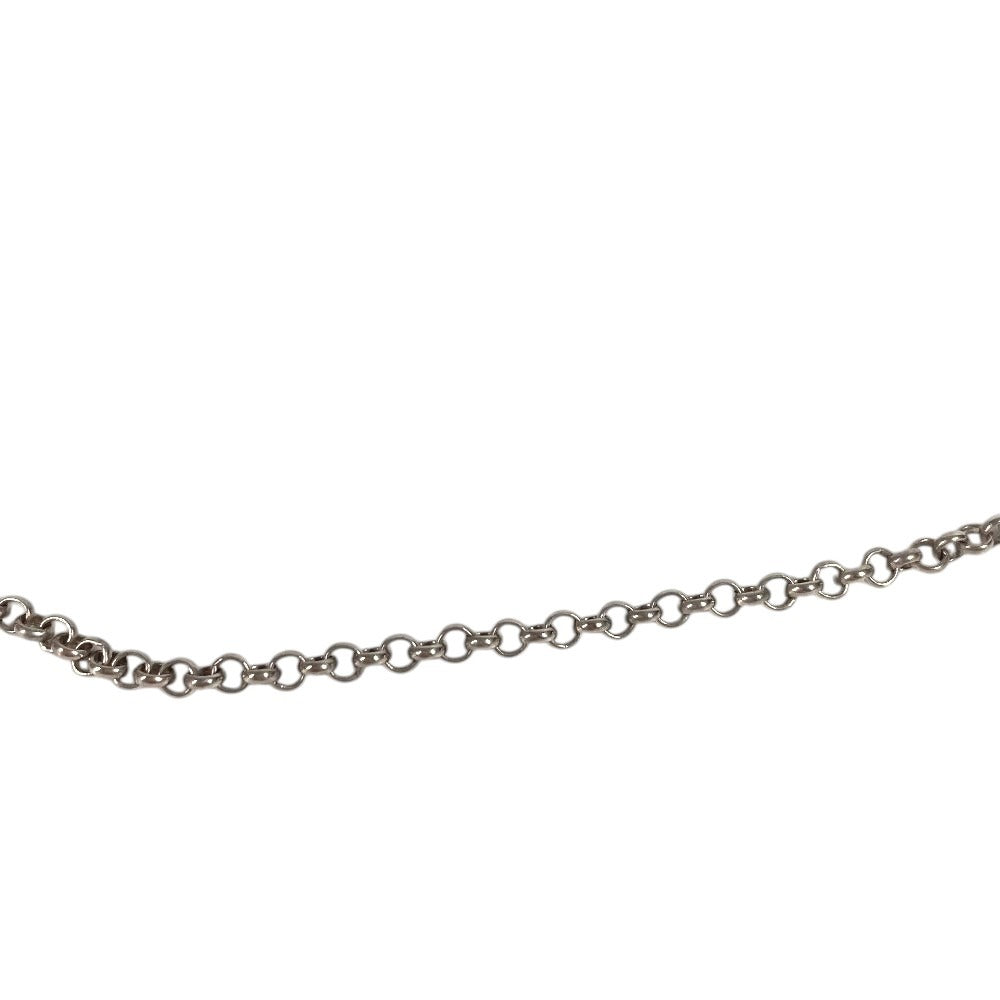 CHROME HEARTS ロールチェーン ロング アクセサリー ネックレス SV925 ユニセックス シルバー