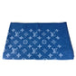 LOUIS VUITTON M75689 Monogram Logo Blanket Interior Blanket Wool Unisex Blue