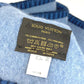 LOUIS VUITTON M75689 Monogram Logo Blanket Interior Blanket Wool Unisex Blue
